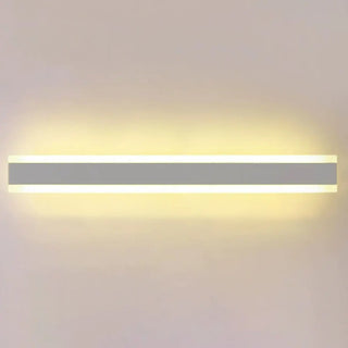 Minimalist LED Black Linear Metal Wall Light Sconce Zawala Image - 13