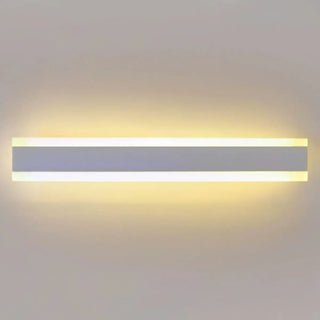 Minimalist LED Black Linear Metal Wall Light Sconce Zawala Image - 17
