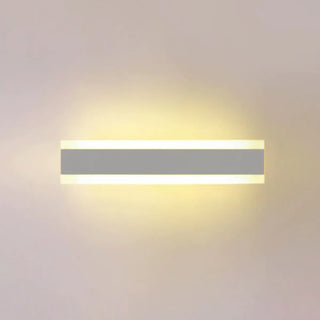 Minimalist LED Black Linear Metal Wall Light Sconce Zawala Image - 19