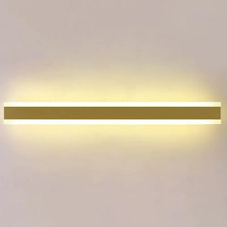 Minimalist LED Black Linear Metal Wall Light Sconce Zawala Image - 31