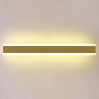 Minimalist LED Black Linear Metal Wall Light Sconce Zawala Image - 33