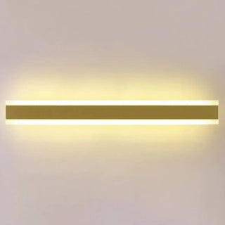 Minimalist LED Black Linear Metal Wall Light Sconce Zawala Image - 34
