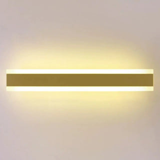 Minimalist LED Black Linear Metal Wall Light Sconce Zawala Image - 35