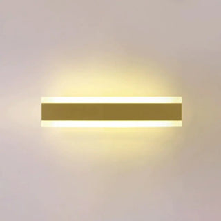 Minimalist LED Black Linear Metal Wall Light Sconce Zawala Image - 36