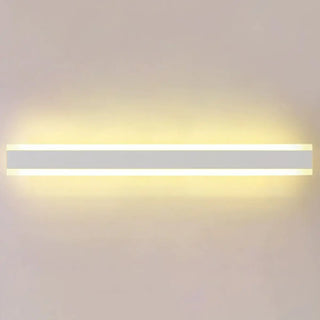 Minimalist LED Black Linear Metal Wall Light Sconce Zawala Image - 4