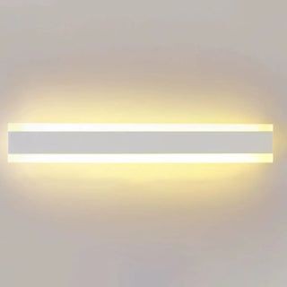 Minimalist LED Black Linear Metal Wall Light Sconce Zawala Image - 7
