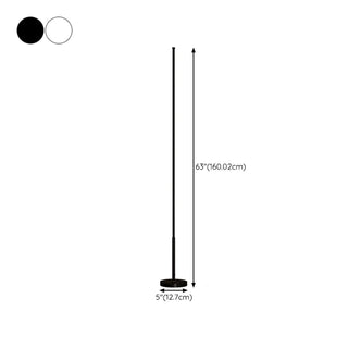 Remote Control Minimalist Linear LED Floor Lamp Image - 17