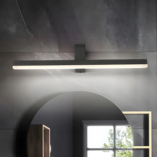Modern Minimalist Black LED Wall Mount Vanity Light Zawala Image - 2