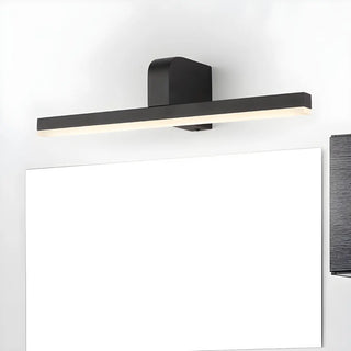 Modern Minimalist Black LED Wall Mount Vanity Light Zawala Image - 4