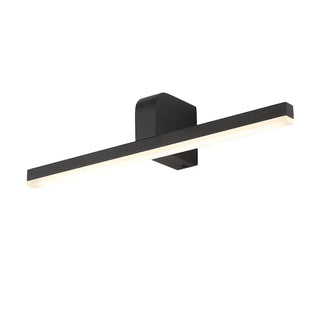 Modern Minimalist Black LED Wall Mount Vanity Light Zawala Image - 5