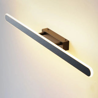 ZOWALA - Minimalist Sleek Black Linear Vanity Mirror Light Image - 2