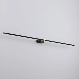 Bathroom Minimalist Gold Linear Metal Vanity Light Zawala Image - 14