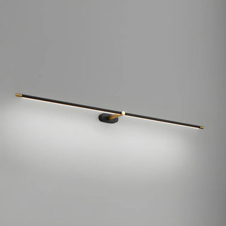 Bathroom Minimalist Gold Linear Metal Vanity Light Zawala Image - 22