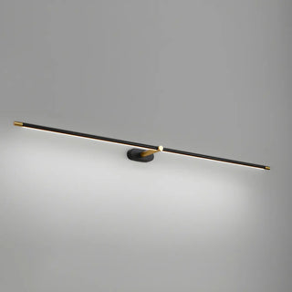 Bathroom Minimalist Gold Linear Metal Vanity Light Zawala Image - 23