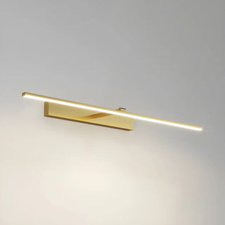 Bathroom Minimalist LED Strip Metal Wall Vanity Light Zawala Image - 15