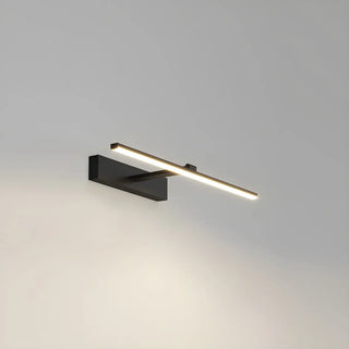 Bathroom Minimalist LED Strip Metal Wall Vanity Light Zawala Image - 18