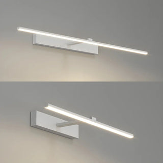 Bathroom Minimalist LED Strip Metal Wall Vanity Light Zawala Image - 20