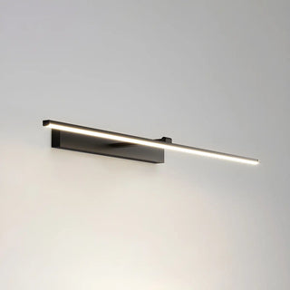 Bathroom Minimalist LED Strip Metal Wall Vanity Light Zawala Image - 23