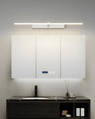 Bathroom Minimalist LED Strip Metal Wall Vanity Light Zawala Image - 25