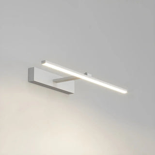 Bathroom Minimalist LED Strip Metal Wall Vanity Light Zawala Image - 5
