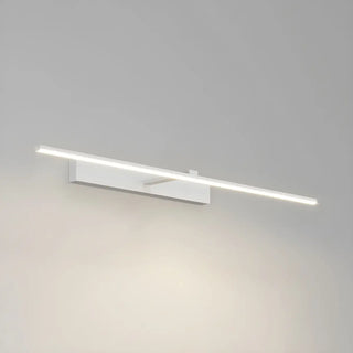 Bathroom Minimalist LED Strip Metal Wall Vanity Light Zawala Image - 7