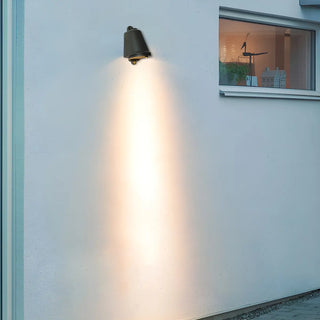 ZOWALA - Minimalist Chic Metal Outdoor Chrome Wall Light Black Image - 11