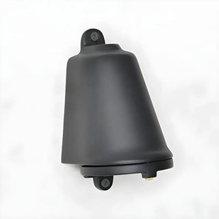 ZOWALA - Minimalist Chic Metal Outdoor Chrome Wall Light Black Image - 5