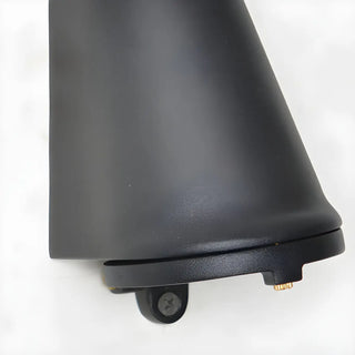 ZOWALA - Minimalist Chic Metal Outdoor Chrome Wall Light Black Image - 9