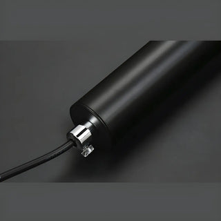 ZOWALA - Minimalist Sleek Black Linear Bedroom Pendant Light Image - 9