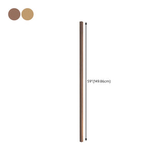 Minimalist Vertical Linear LED Wooden Floor Lamp Zawala Image - 13