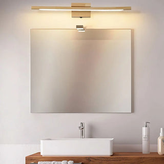 Minimalist Wooden Linear LED Bathroom Vanity Light  Zawala Image - 4
