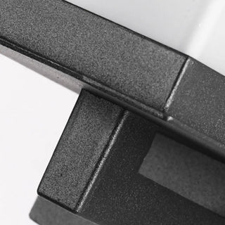 Minimalist Square Black Metal Outdoor LED Wall Light Zawala Image - 8