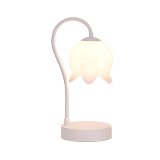 Modern Elegant Flower Bedroom Decor Metal Table Lamp Zawala Image - 15