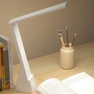 Modern Minimalist White Adjustable LED Table Lamp Zawala Image - 5