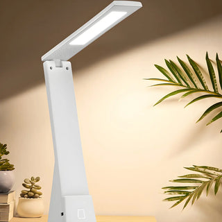 Modern Minimalist White Adjustable LED Table Lamp Zawala Image - 6