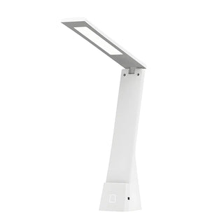 Modern Minimalist White Adjustable LED Table Lamp Zawala Image - 9