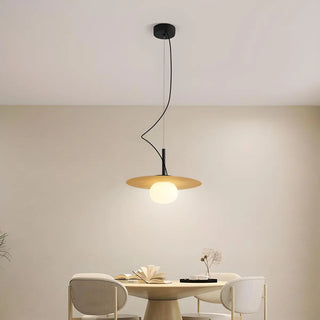 ZOWALA - Minimalist Globe Wood Dining Room Mini Pendant Light Image - 1