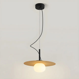 ZOWALA - Minimalist Globe Wood Dining Room Mini Pendant Light Image - 7
