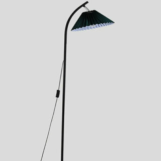 ZOWALA - Minimalist Pleated Fabric White Floor Lamp Image - 15