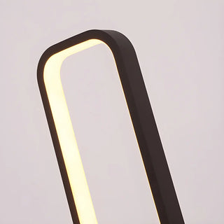 Contemporary Black Rectangle Metal Nightstand Table Lamp Zawala Image - 11
