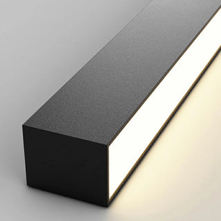 Balcony Minimalist White Linear Flush Mount Light Zawala Image - 11