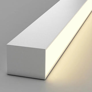 Balcony Minimalist White Linear Flush Mount Light Zawala Image - 9