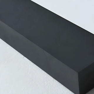 ZOWALA - Minimalist Rectangular Black Outdoor Wall Light Image - 10