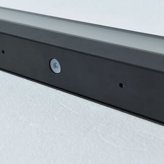 ZOWALA - Minimalist Rectangular Black Outdoor Wall Light Image - 9