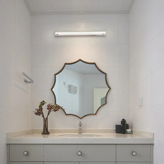 ZOWALA - Minimalist Rectangular White Dimming LED Vanity Light Image - 1