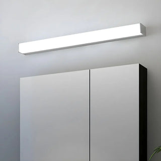 ZOWALA - Modern White Rectangular LED Bathroom Vanity Light Image - 5