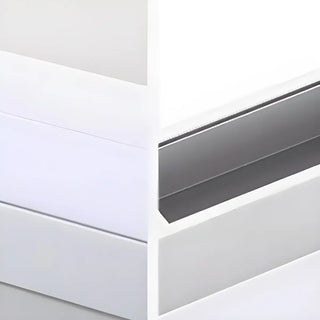 ZOWALA - Modern White Rectangular LED Bathroom Vanity Light Image - 7