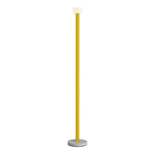 Sleek Red Linear Minimalist Bowl LED Floor Lamp Zawala Image - 6