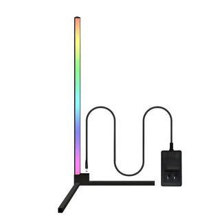 Adjustable RGB Light Minimalist Linear Metal Floor Lamp Zawala Image - 10