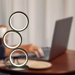 Creative Minimalist Ring LED 3-Light Night Table Lamp Zawala Image - 11